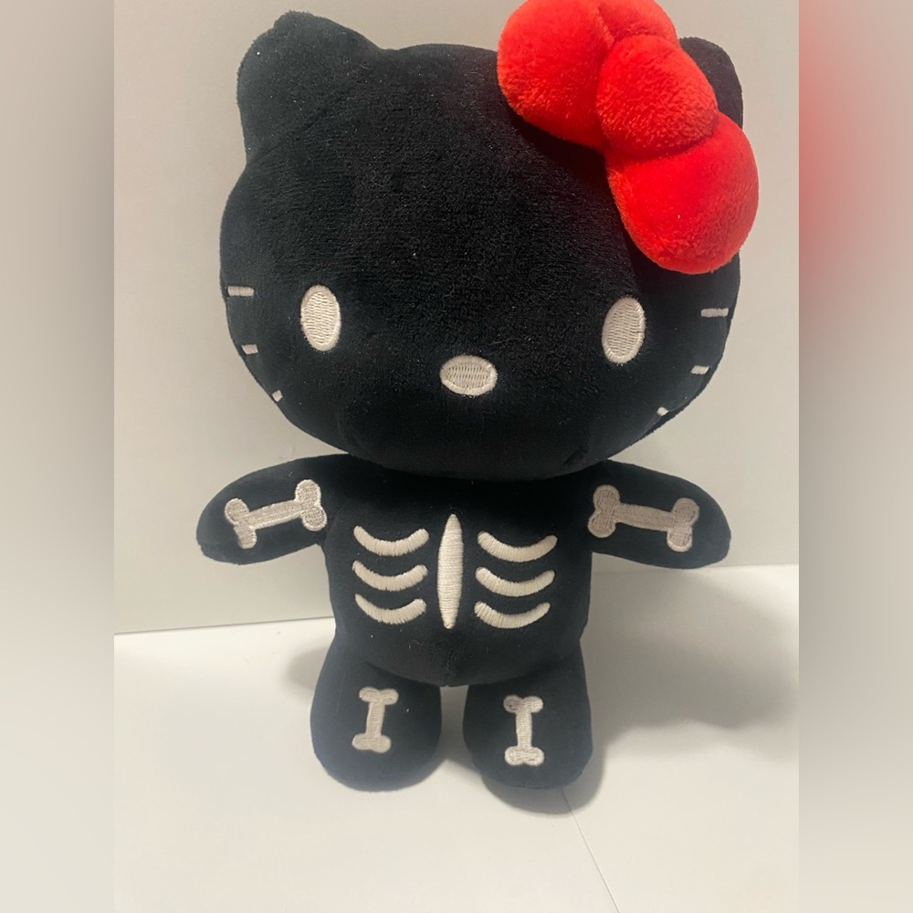 Hello Kitty Glow-in-the-Dark 8" Skeleton Plush Halloween Series Exclusive